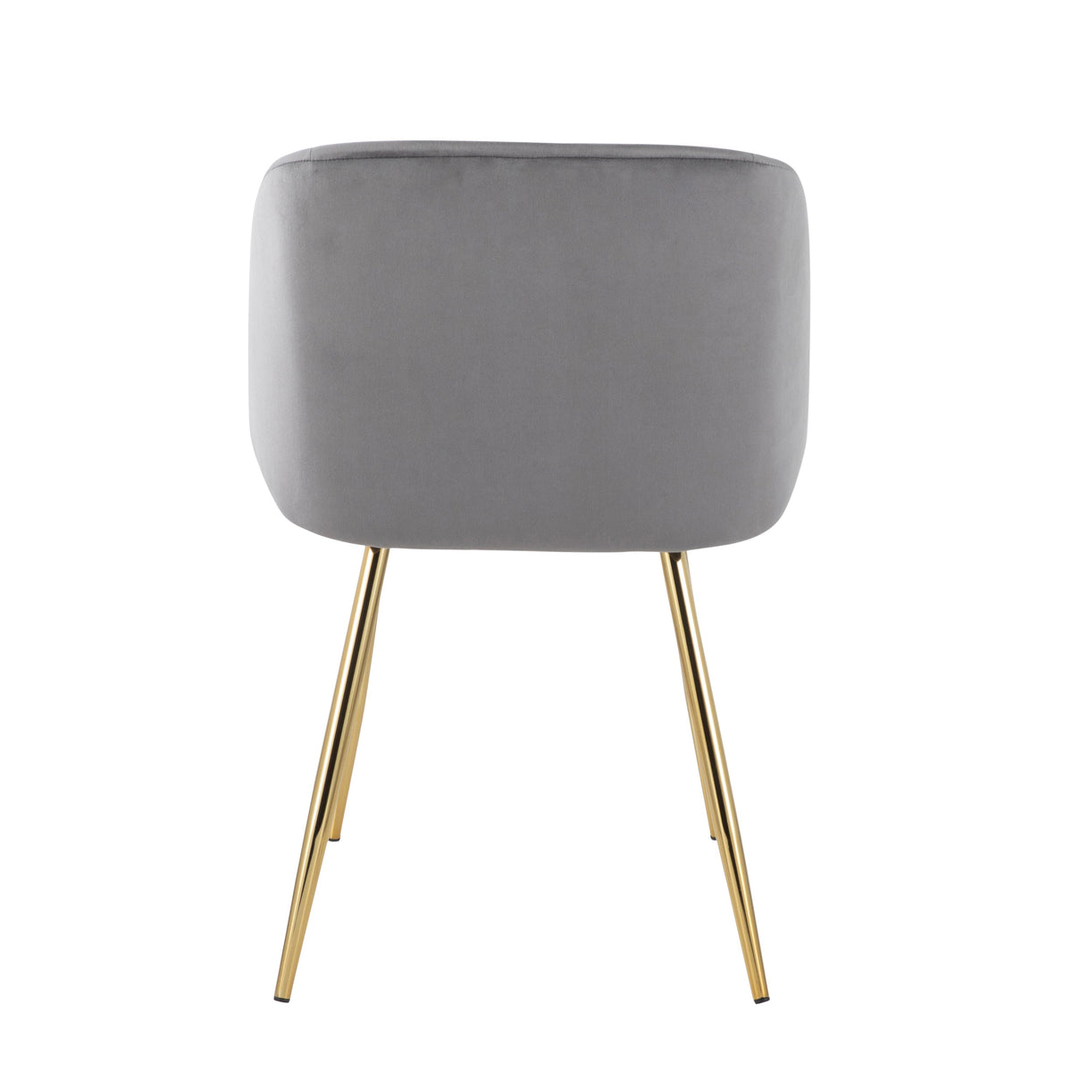 Modern Glam Seating Pair with Tailored Velvet Finish