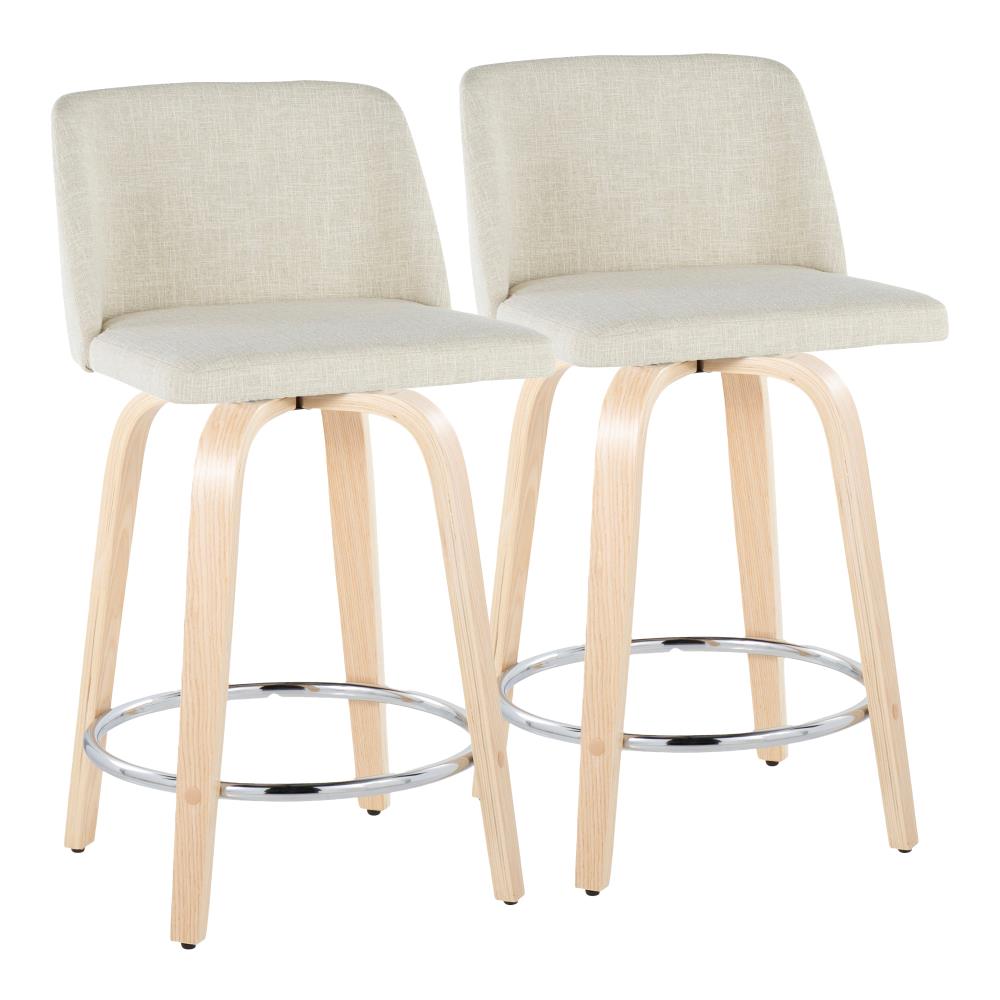 Stylish Upholstered Counter Stools