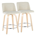 Stylish Upholstered Counter Stools