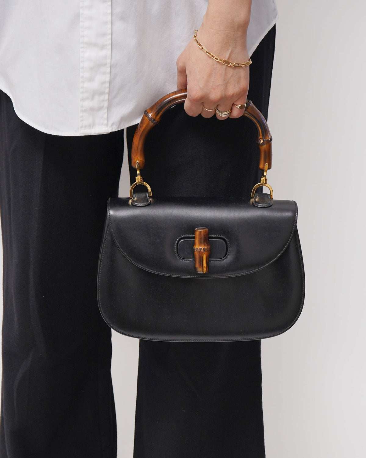 Bamboo Handle Bag