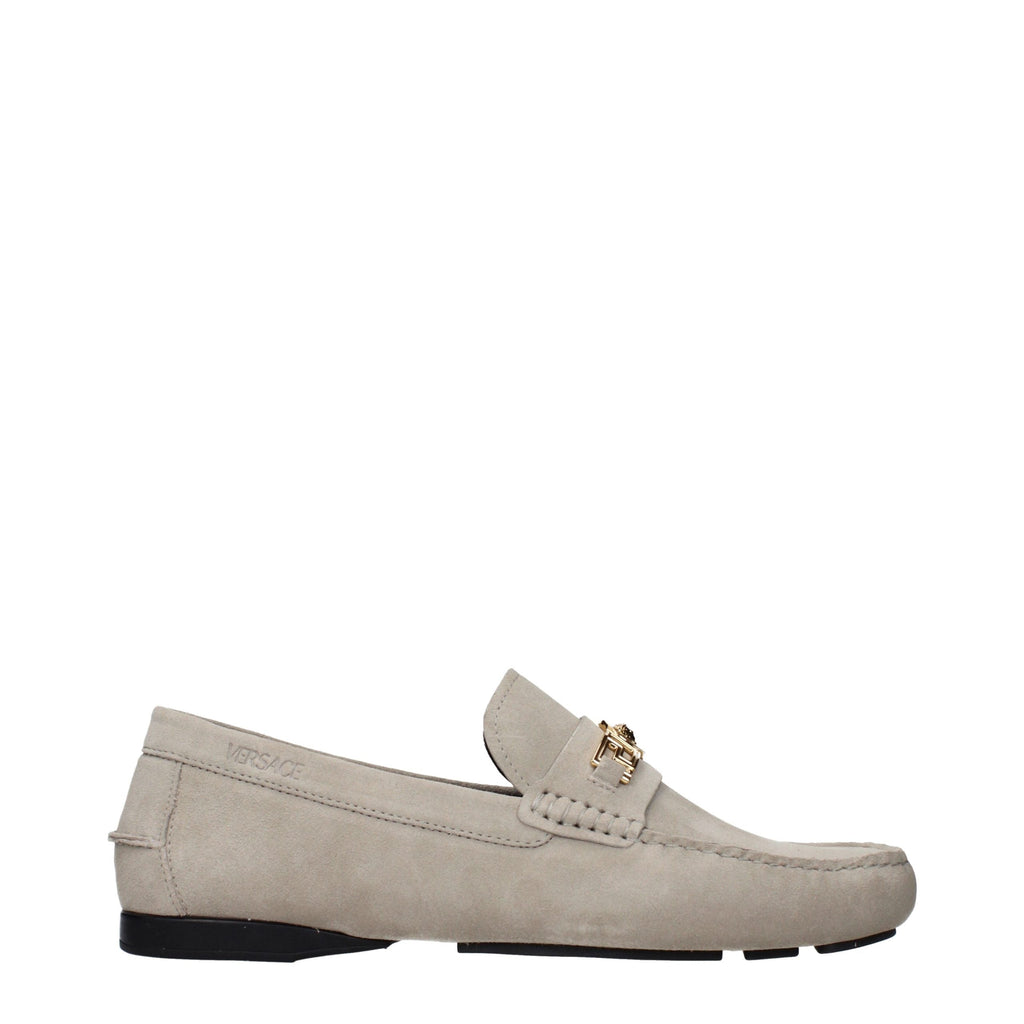 Versace Leather Slip-On Men's Loafers