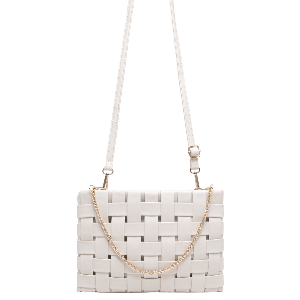 Lindy Woven Large Clutch