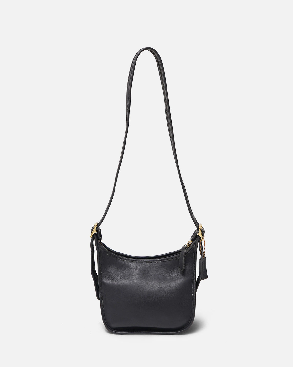 Black Leather Shoulder Bag