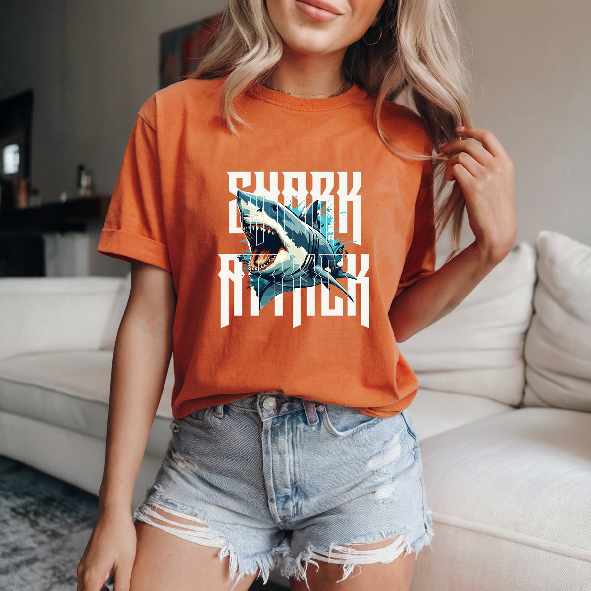Jaws Ladies New Fashion Short Sleeves