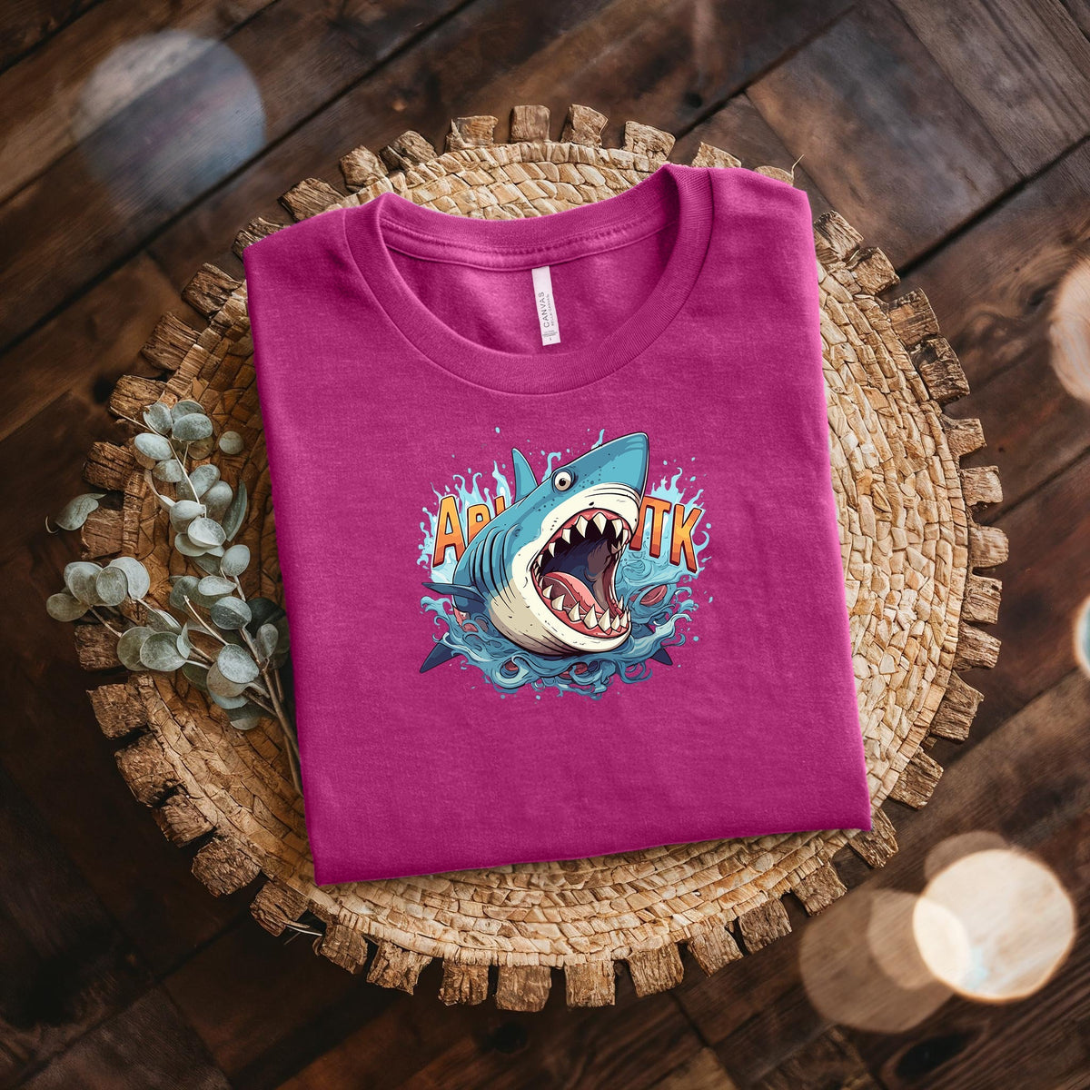 Jaws Unisex Cotton Breathable Short Sleeves