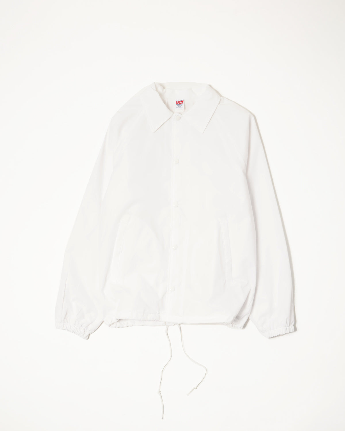 Nylon Coach Jacket / White