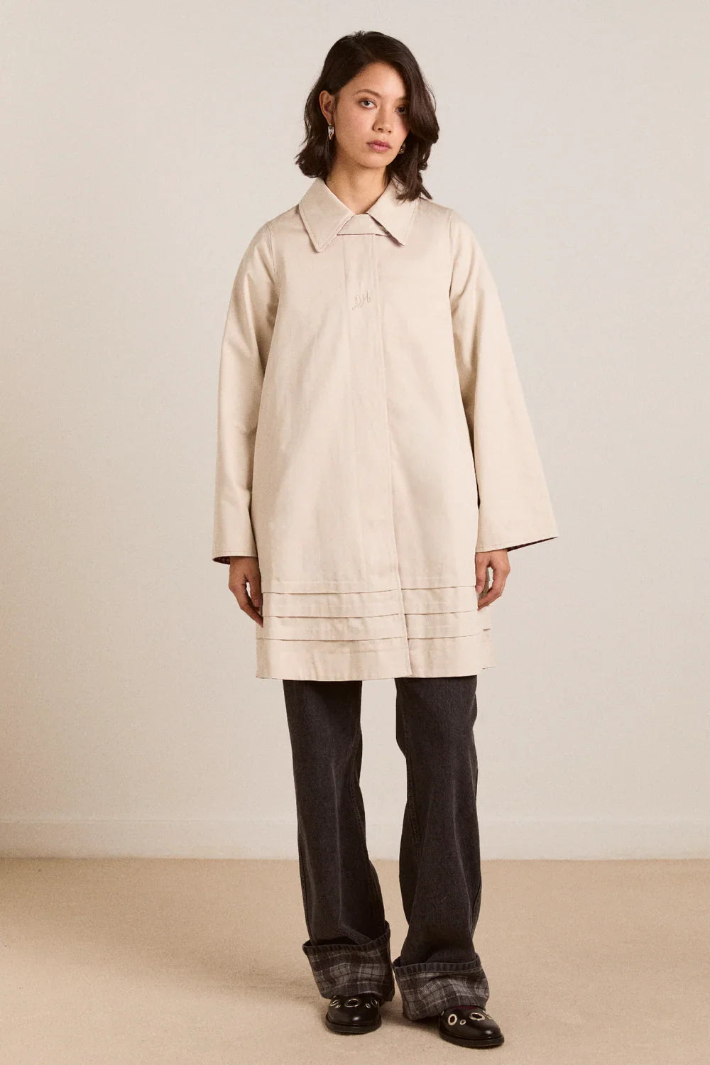 Damson Madder Mercedes Bow Trench