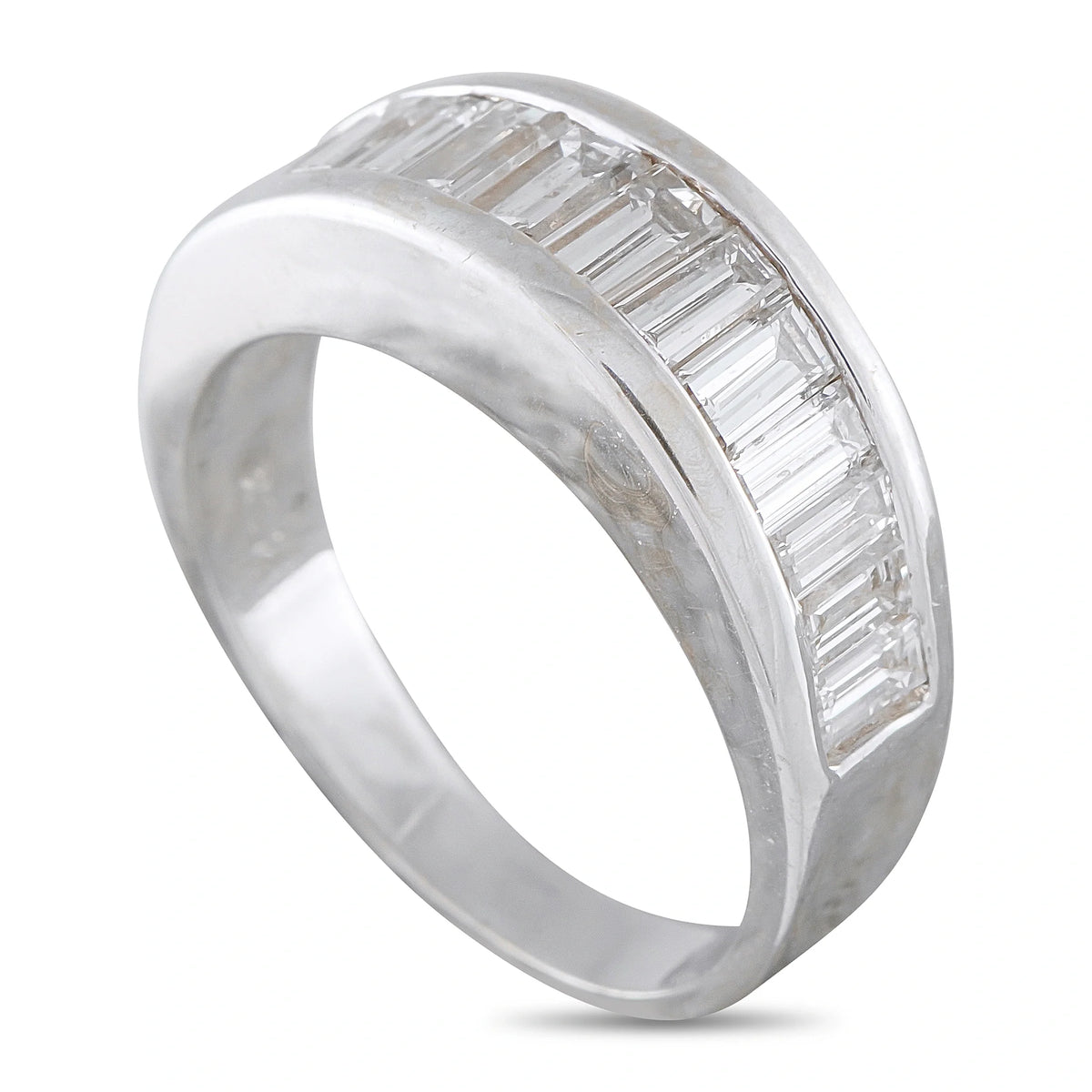 LB Exclusive 18K White Gold 1.10ct Diamond Ring MF01-082126