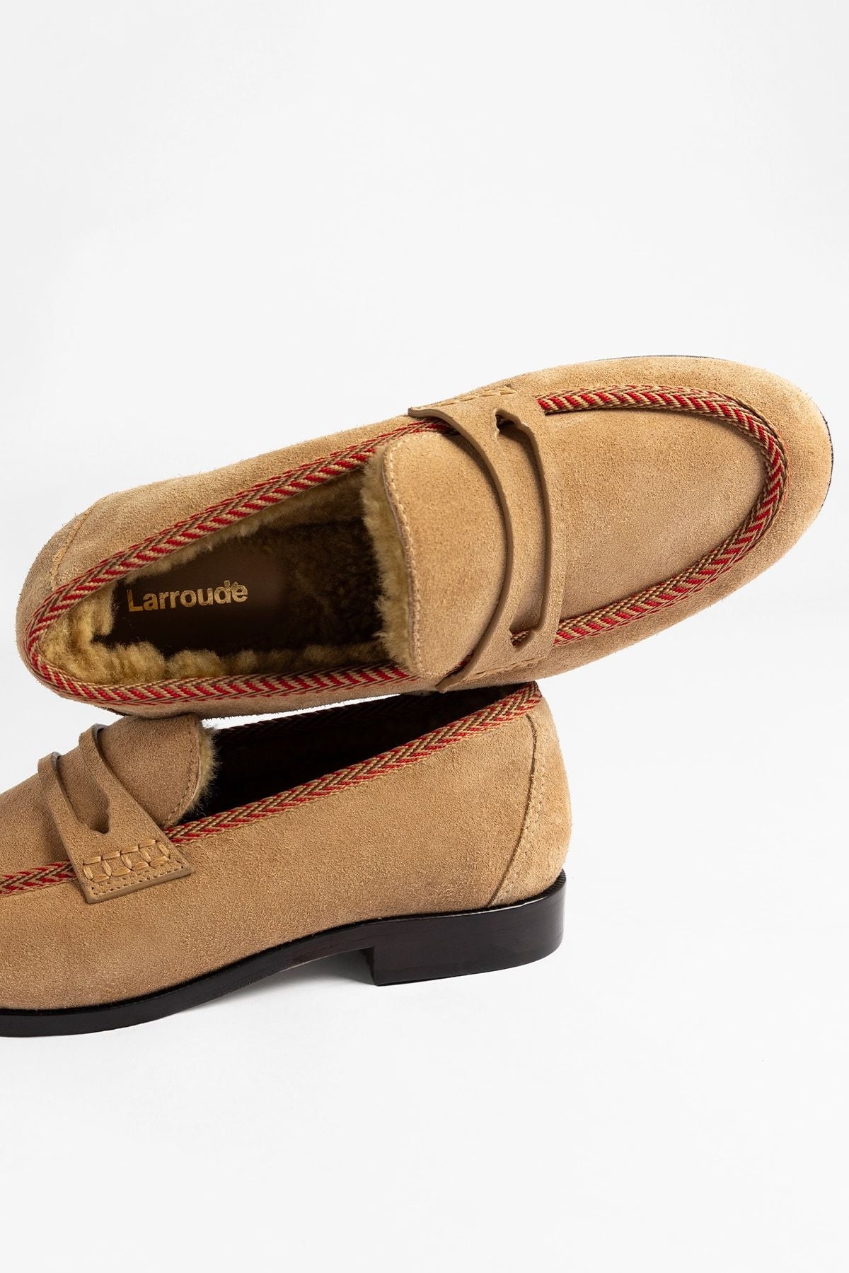 Suki Fuzzy Loafer Peanut Suede
