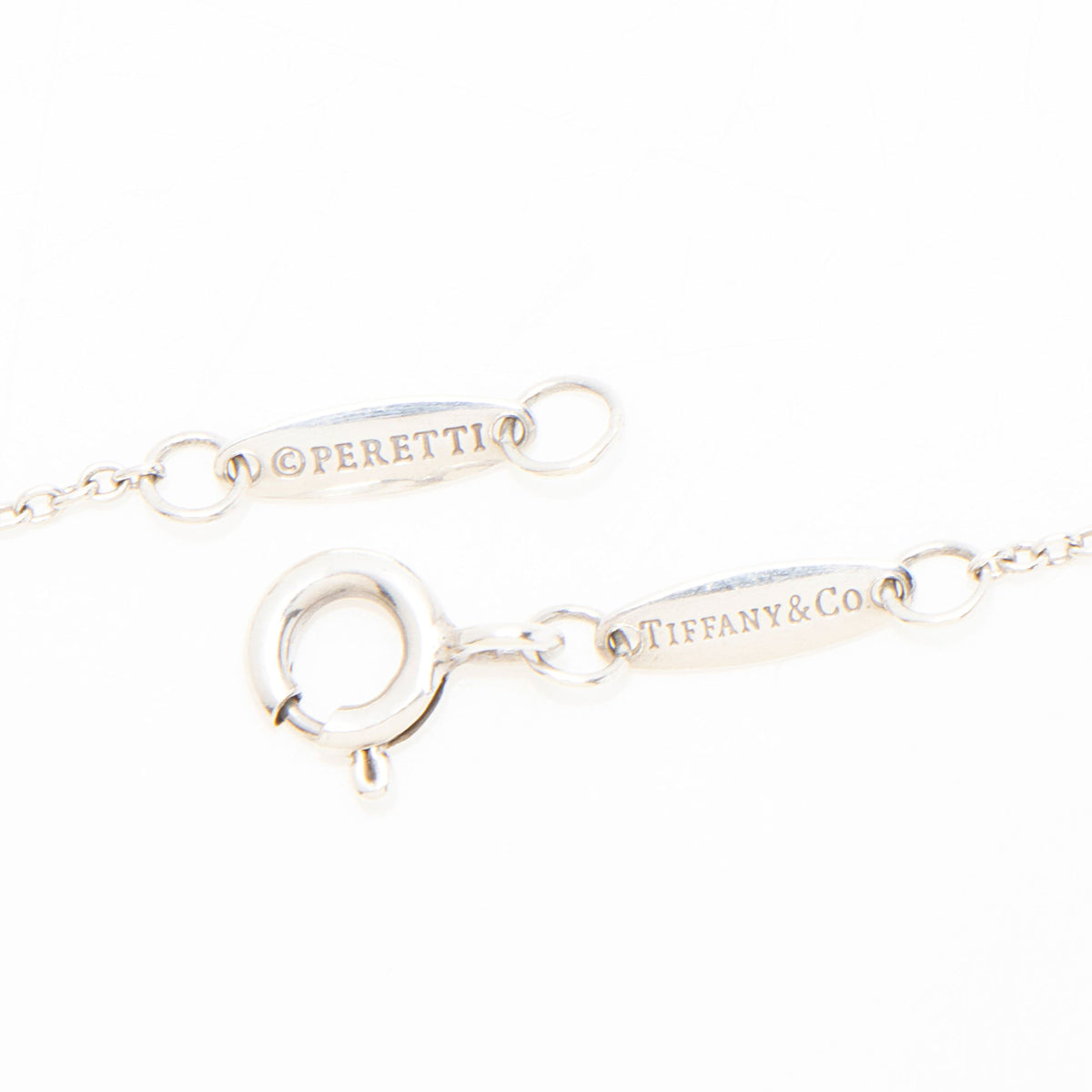 Tiffany & Co. Elsa Peretti Sterling Silver Bean 9mm Necklace