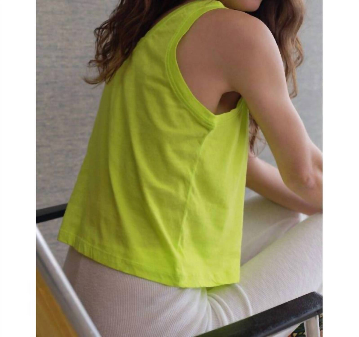 Apoly Tank Top In Citrus Fluo