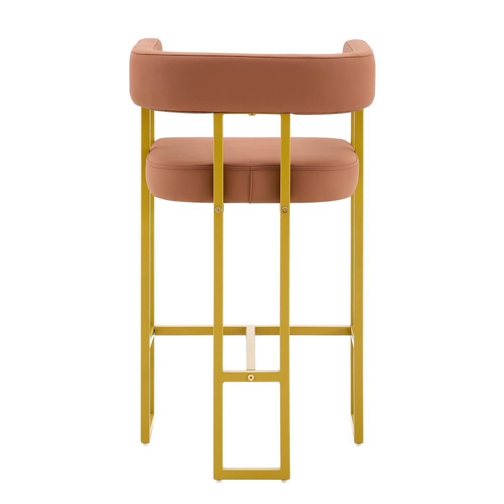 Elegant Counter Height Bar Chairs with Cushioned Seating and Contemporary Mid-Century Styling