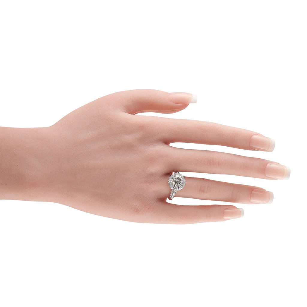 LB Exclusive 18K White Gold 1.95ct Diamond Ring MF05-080726