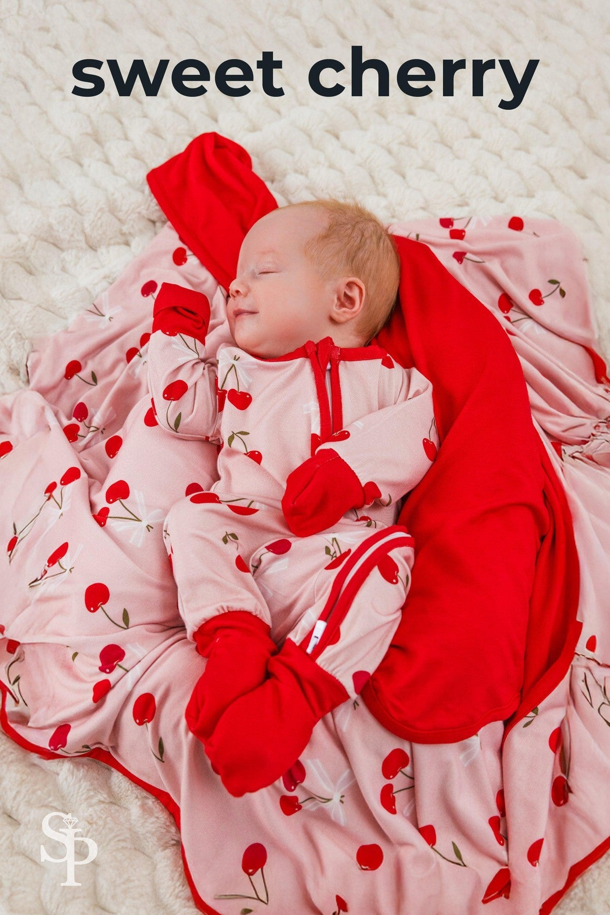 Bamboo Sweet Cherry Onesie