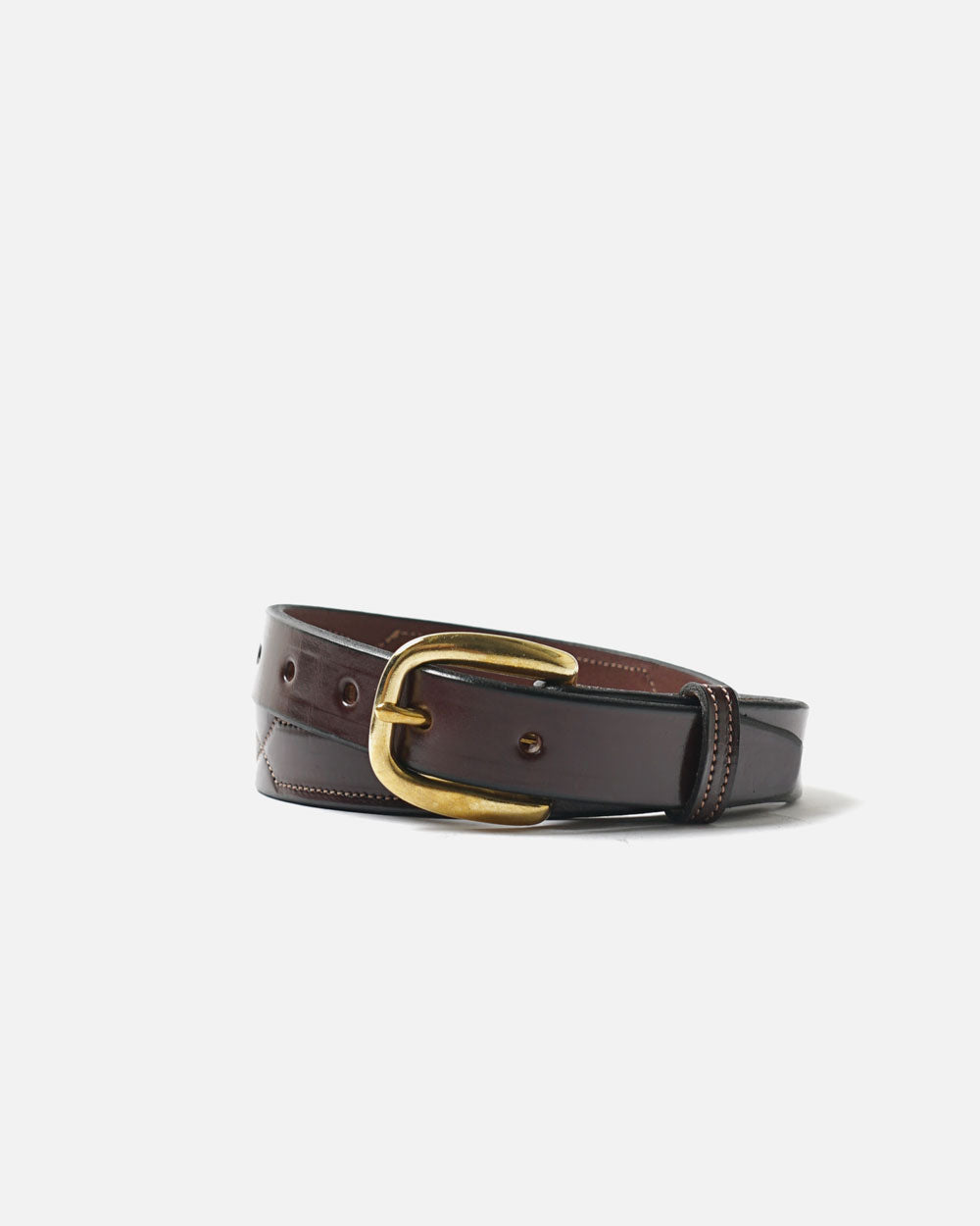 1" Repeated Stitch Leather Belt