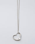 Silver Open Heart Necklace