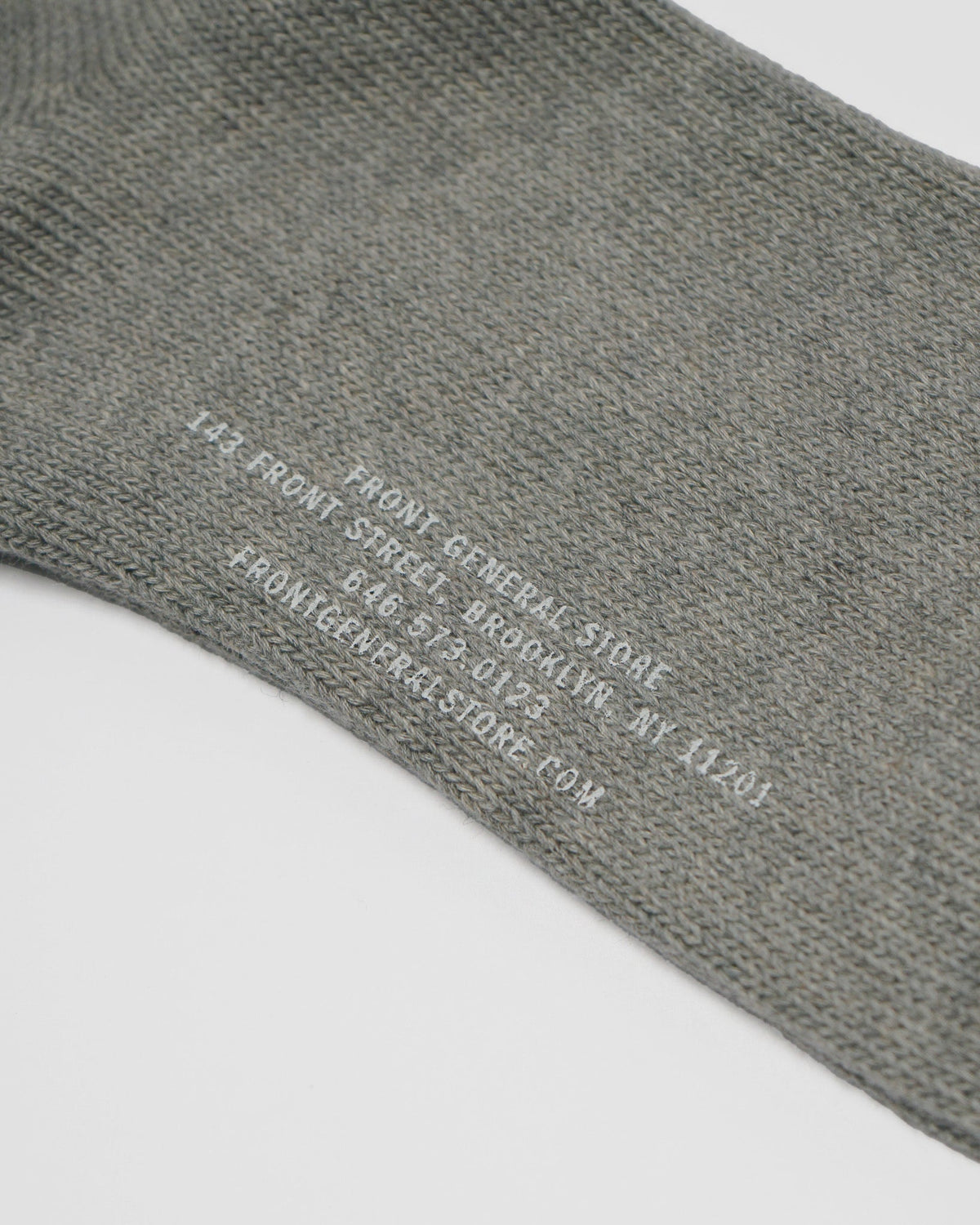 3-Pack Organic Cotton Rib Crew Socks / Gray