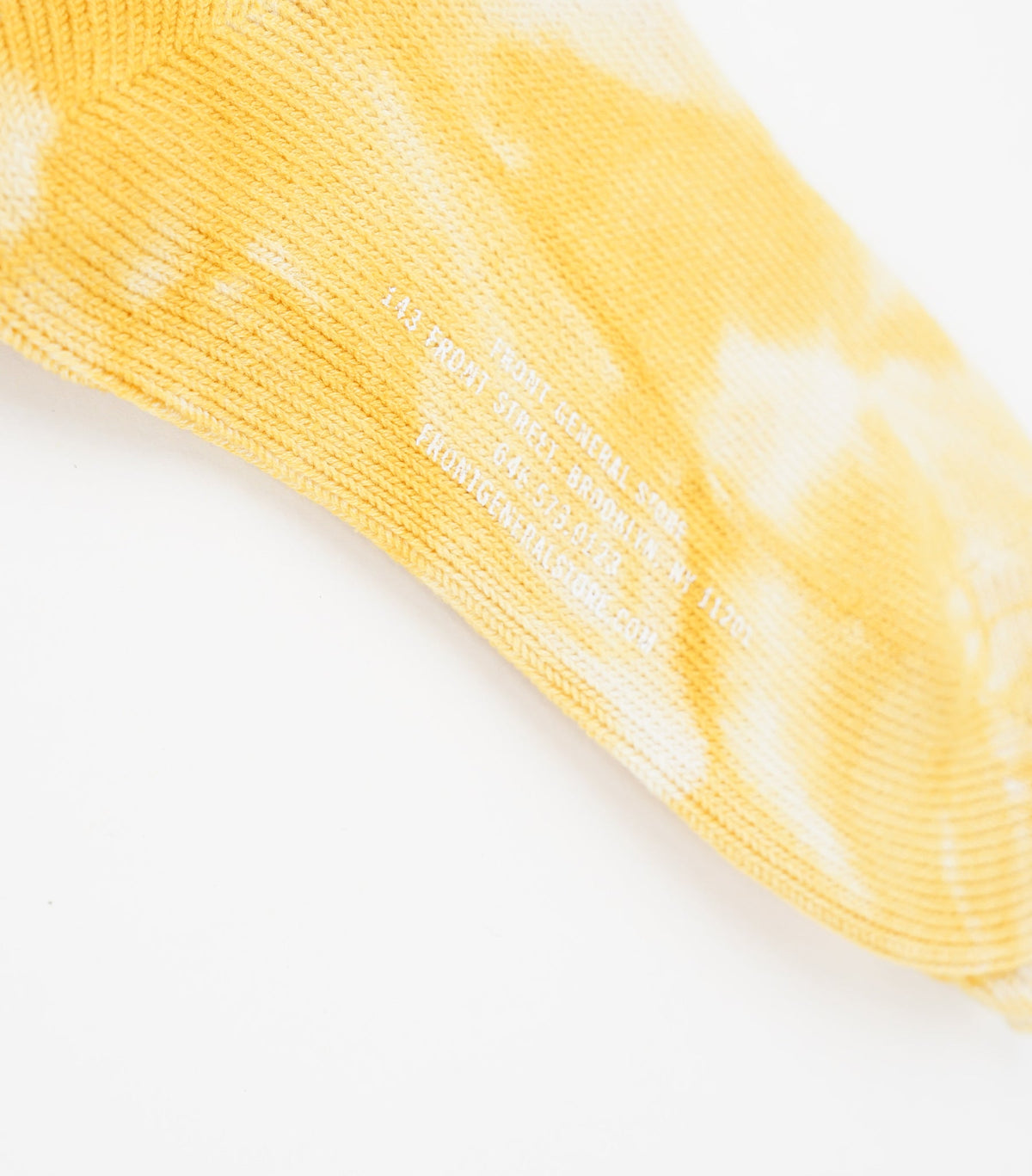 Silket Tie Dye Half Socks / Mustard