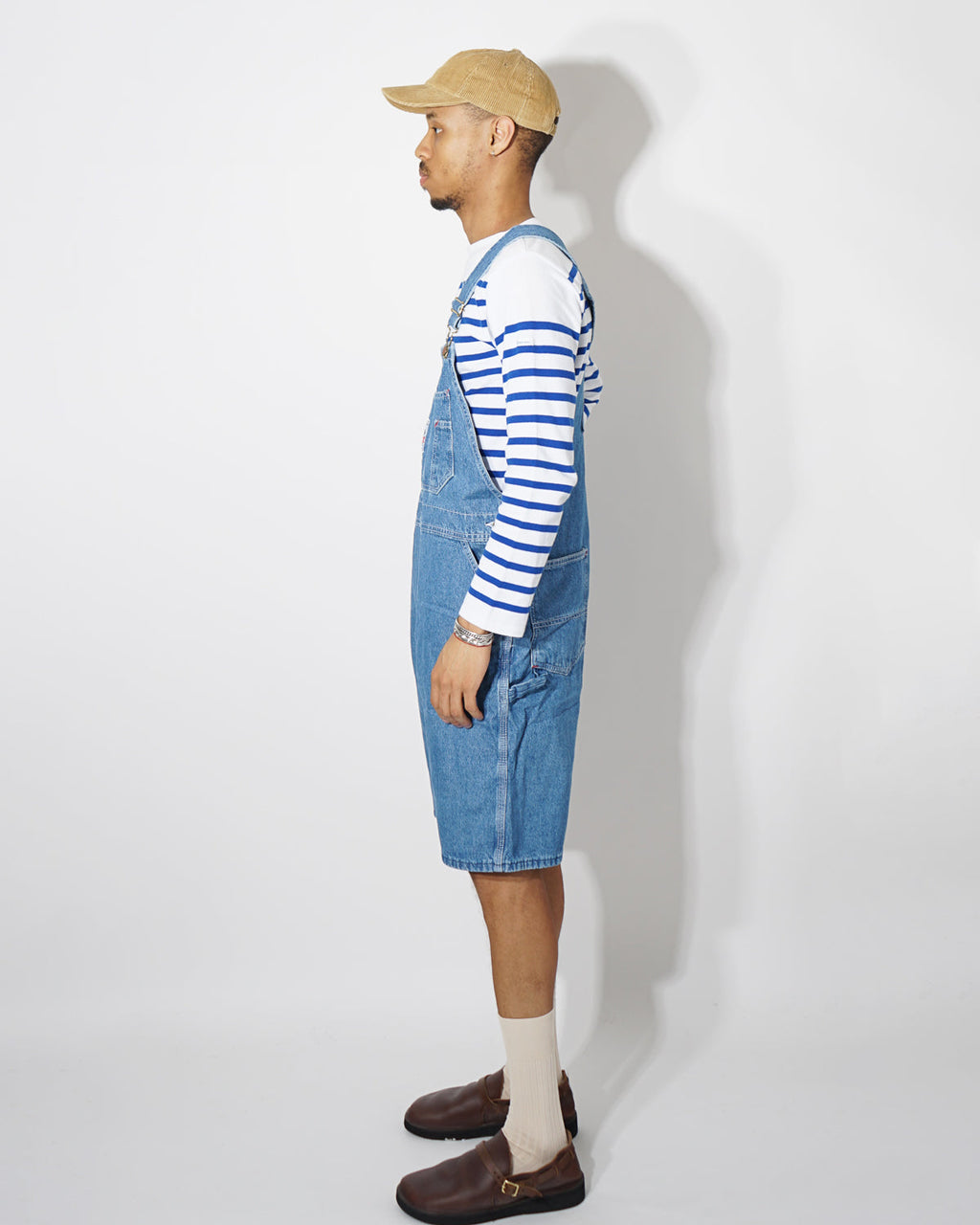 Bubba Brand Denim Shorts Overall