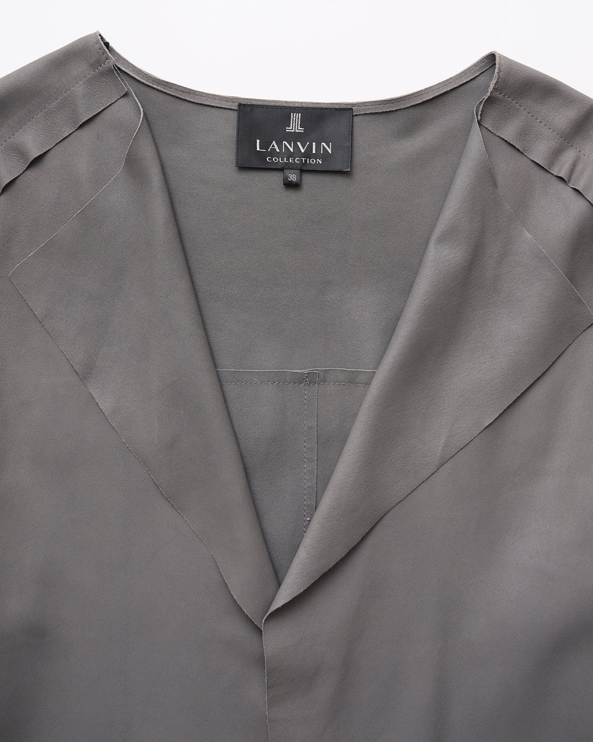 Lamb Leather Cut Off Jacket
