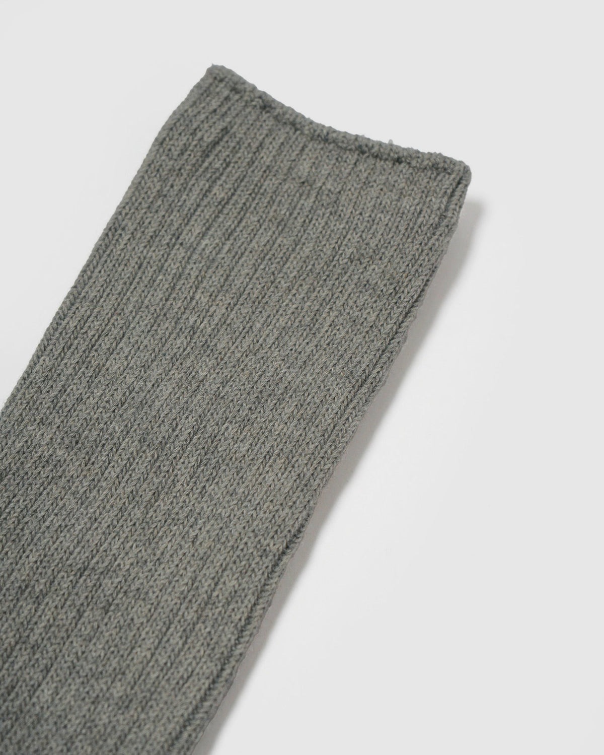 3-Pack Organic Cotton Rib Crew Socks / Gray