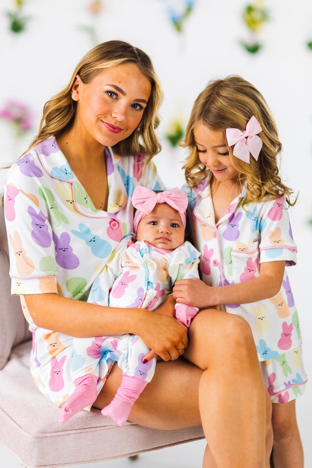 Mom & Me - Bamboo Peep Pajamas
