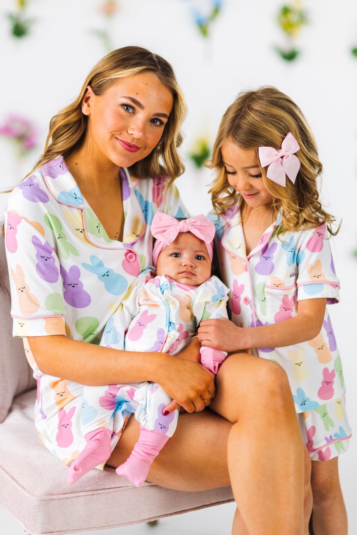 Mom & Me - Bamboo Peep Pajamas