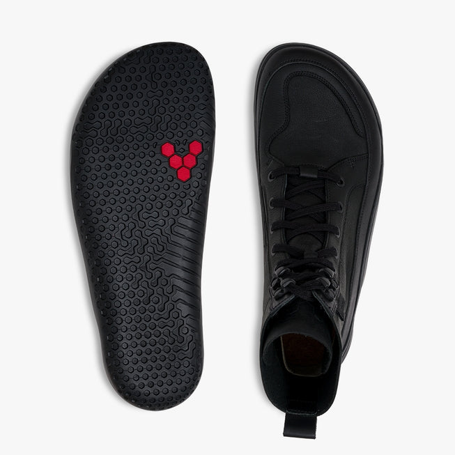 Vivobarefoot Men's Gobi Boot in Obsidian