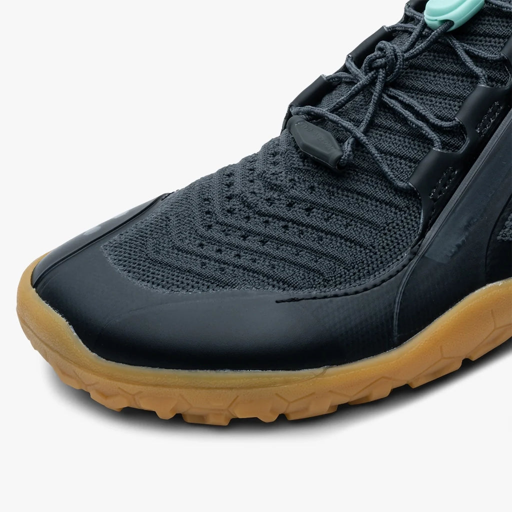 Vivobarefoot Men's Primus Trail Knit FG in Graphite Gum