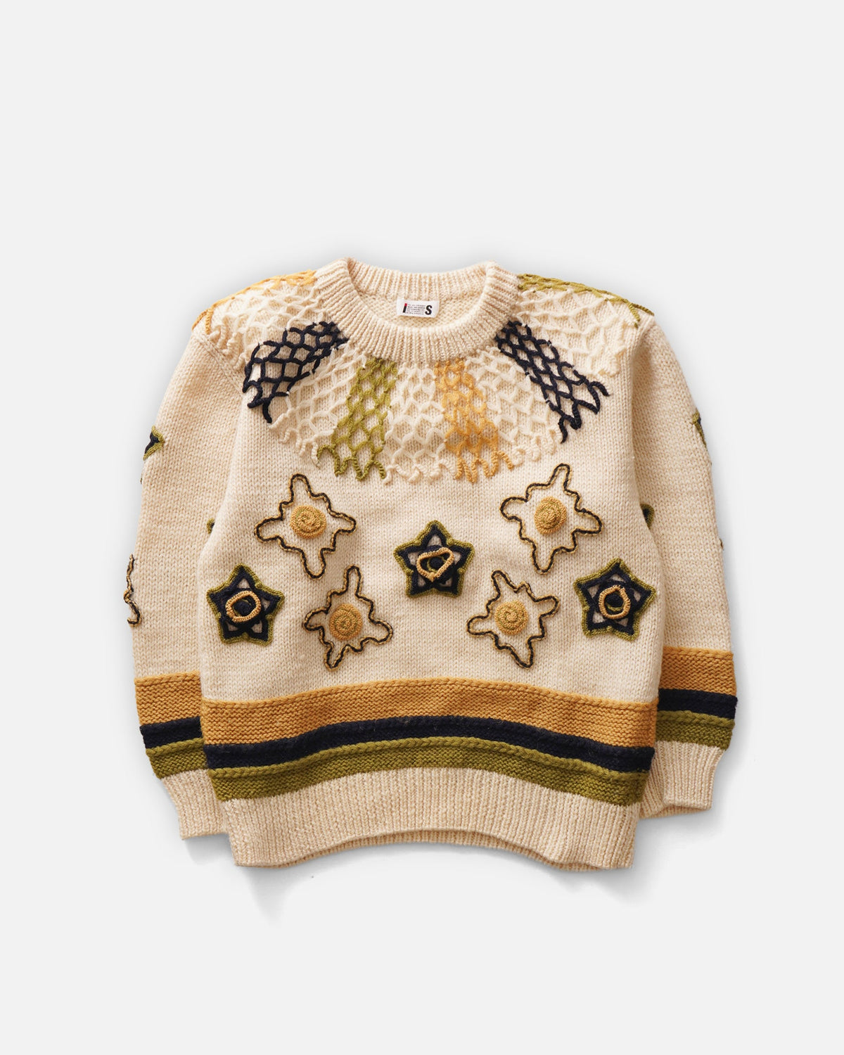 Motif Embroidered Sweater