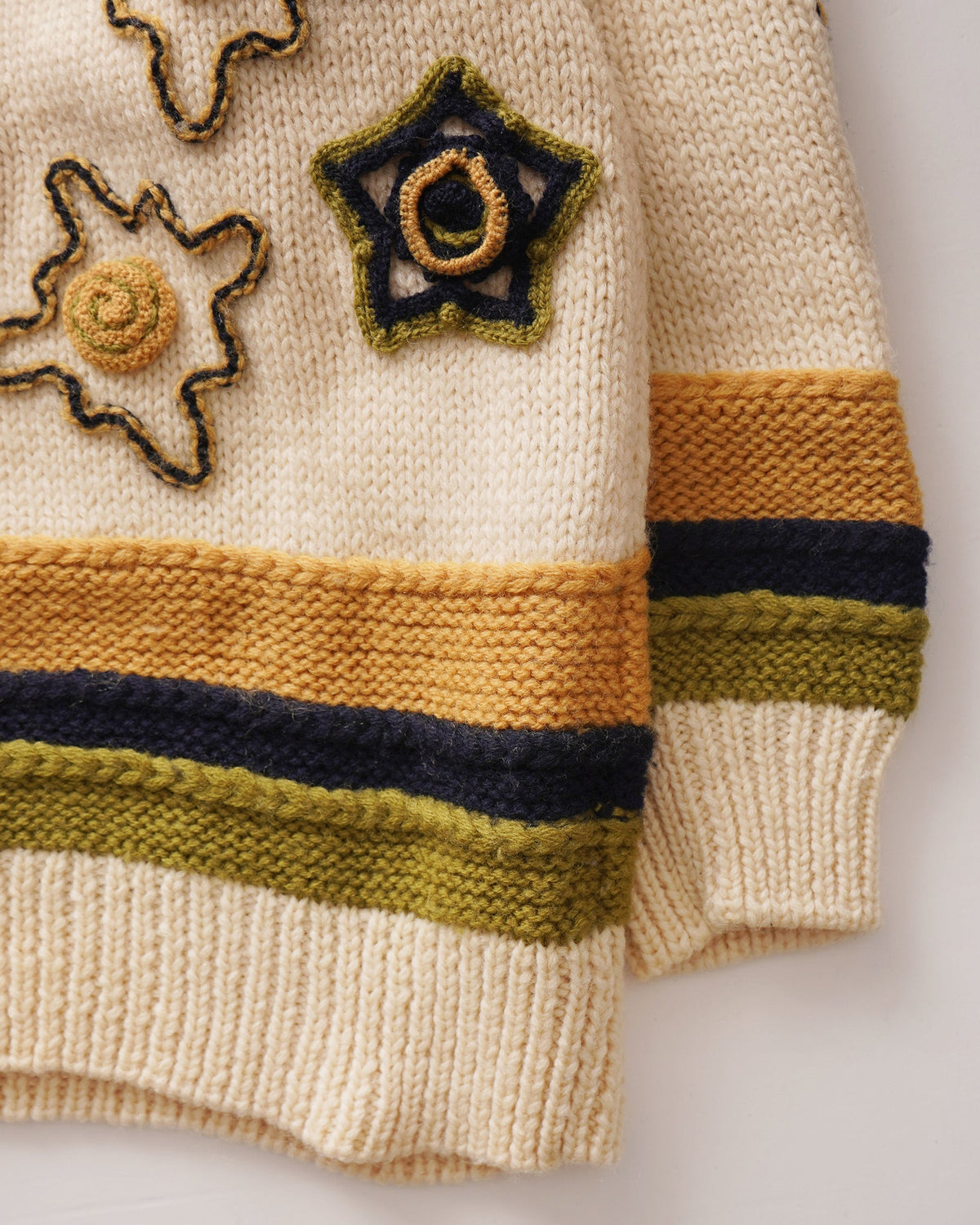Motif Embroidered Sweater