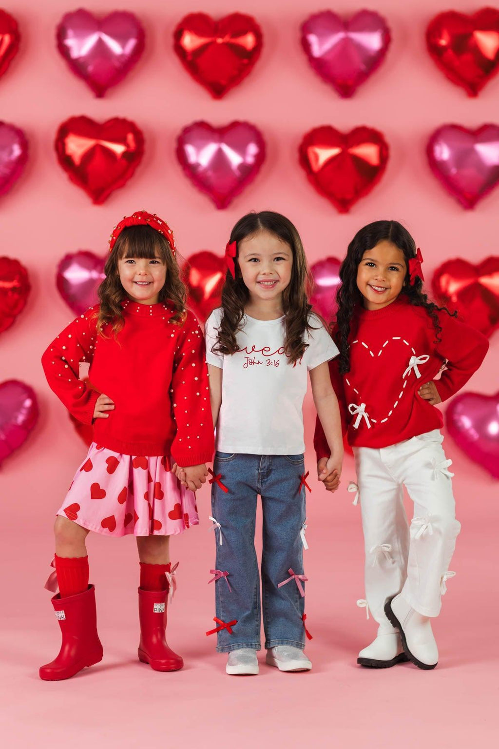 "Loved, John 3:16" Denim Pant Set