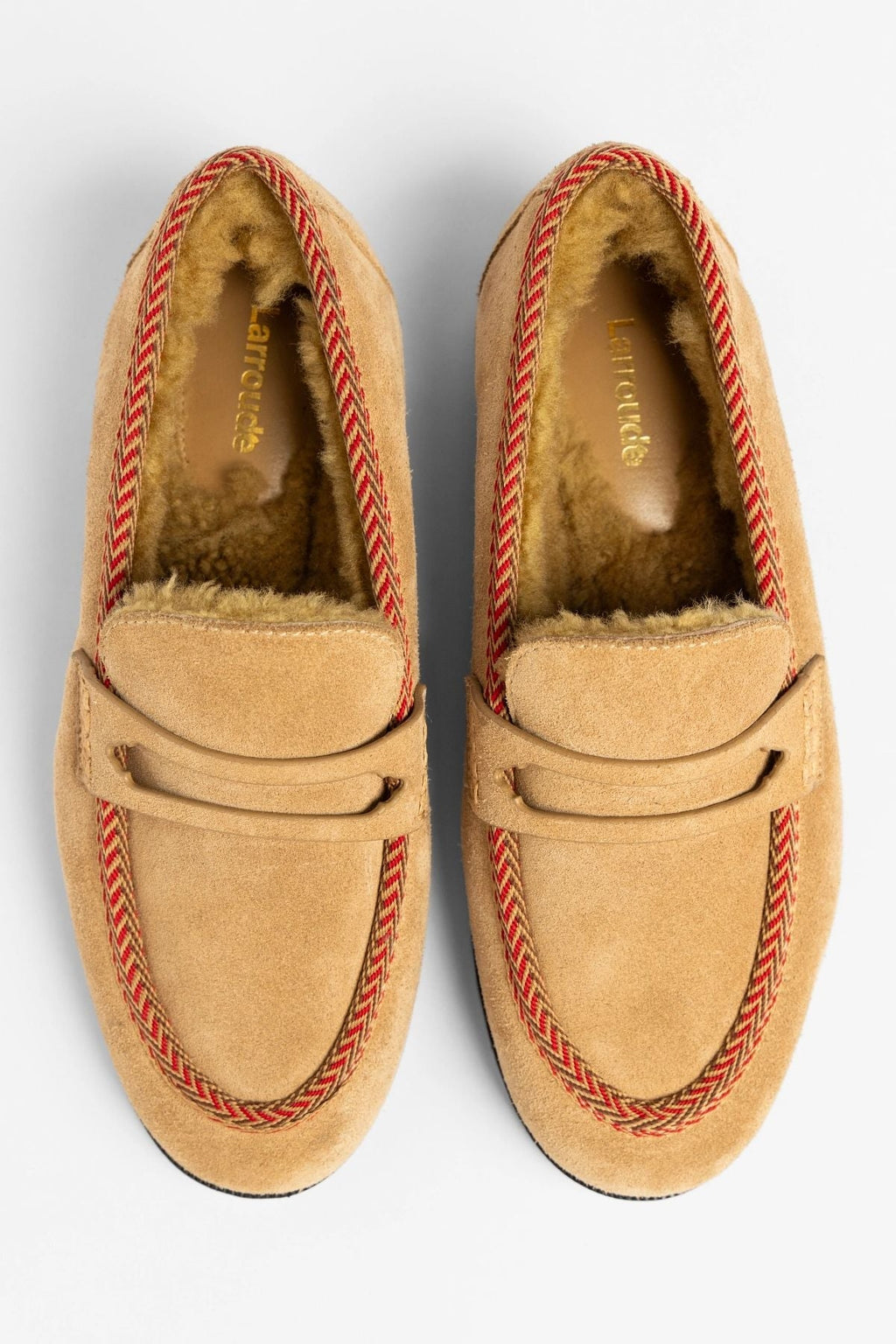 Suki Fuzzy Loafer Peanut Suede