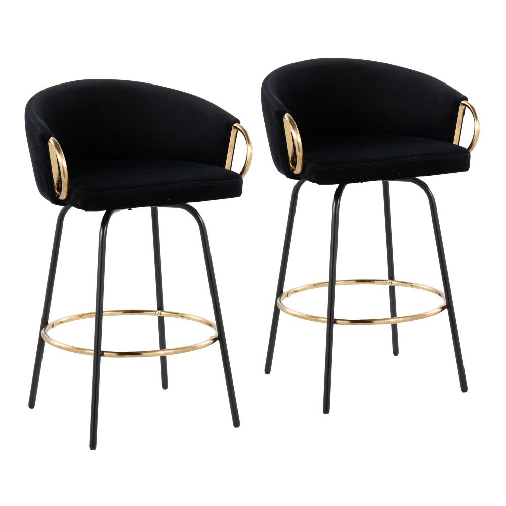 Stylish Velvet Counter Stools