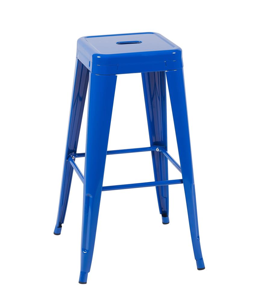 Compact Backless Stools with Durable Metal Construction