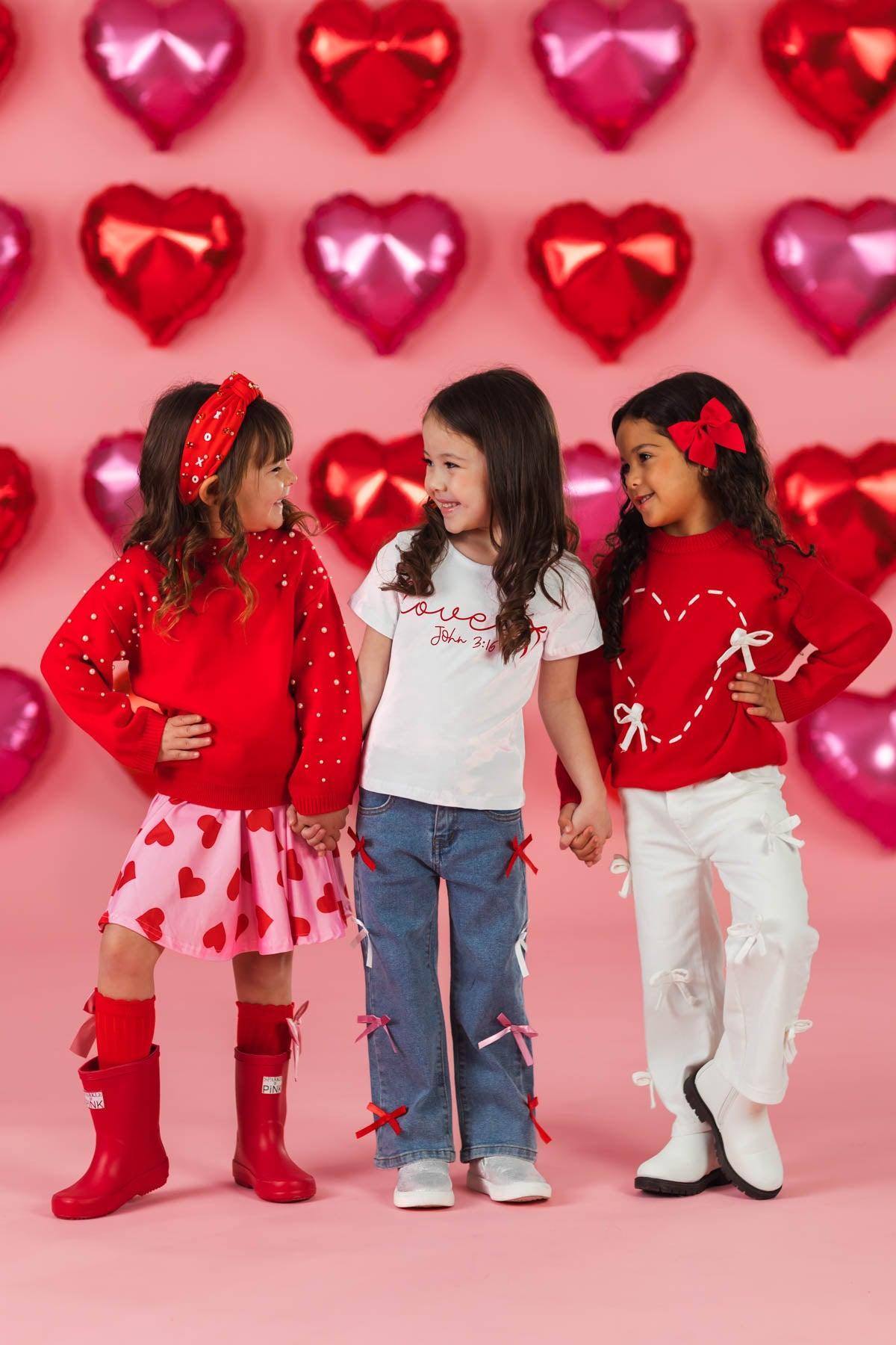 "Loved, John 3:16" Denim Pant Set