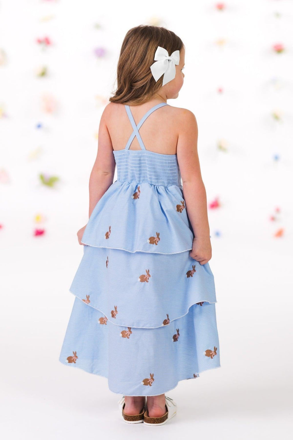 Blue Stripe Bunny Tank Dress