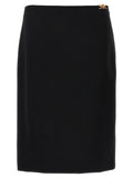 Versace Virgin Wool Midi Women's Skirt