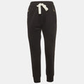 Ch Carolina Herrera Black Jersey Drawstring Joggers