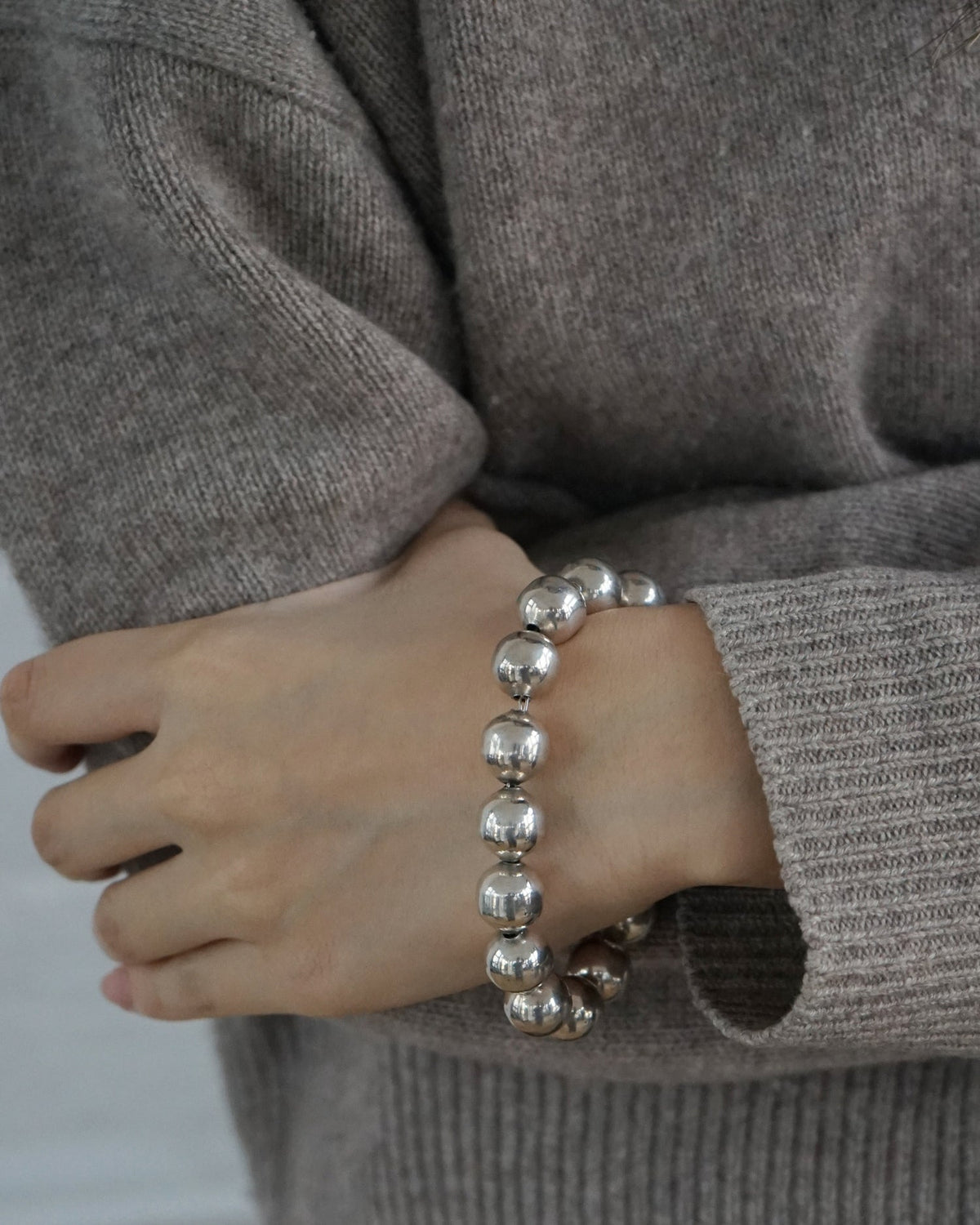 Silver Ball Beads Bracelet