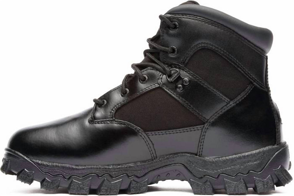 Men's Alpha Force Waterproof Boots In Black