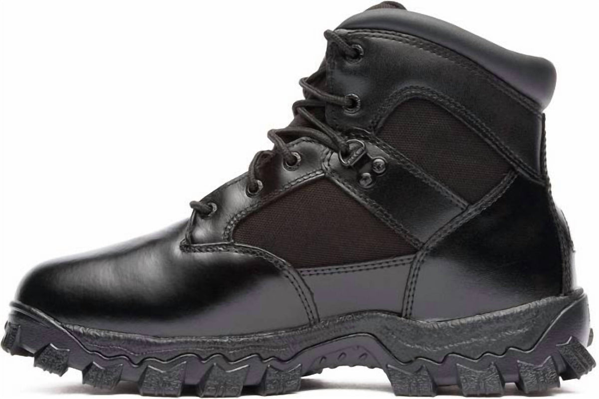 Men's Alpha Force Waterproof Boots In Black