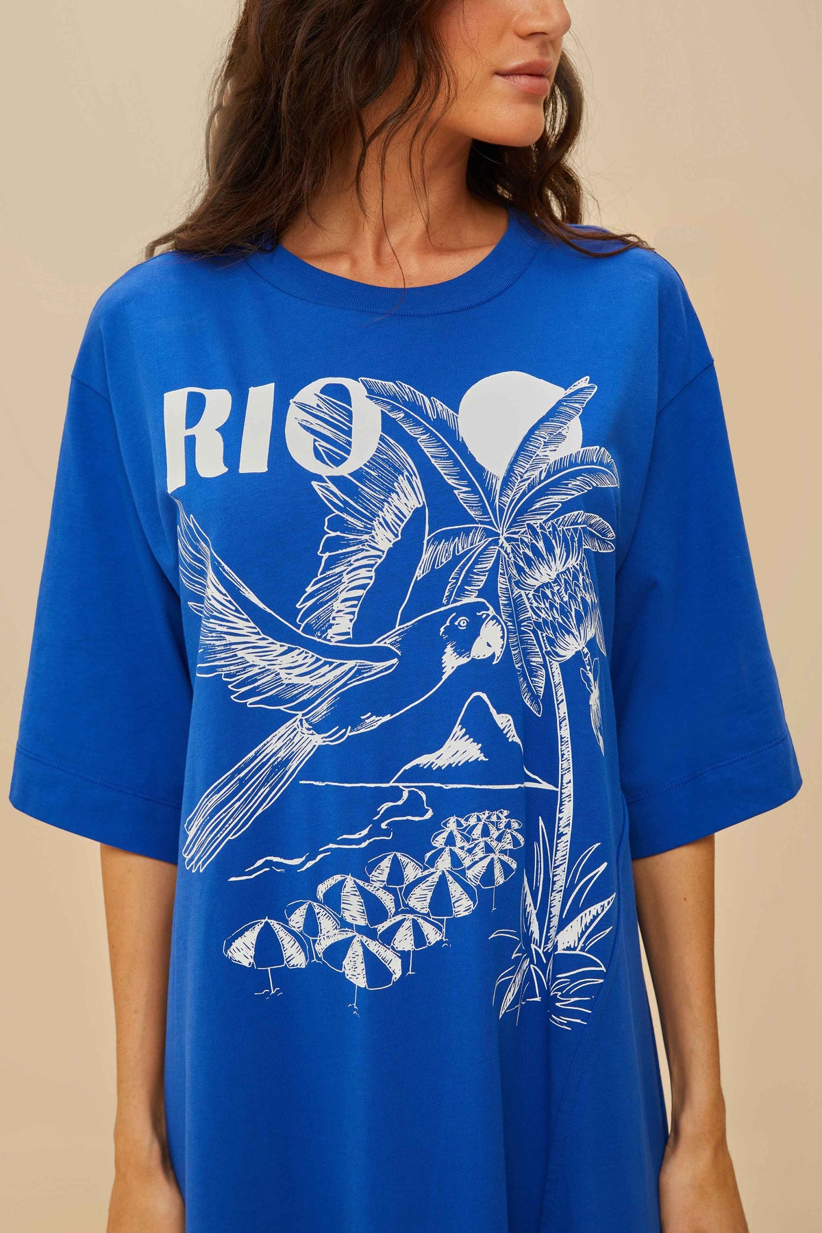 Blue Rio Organic Cotton Maxi Dress