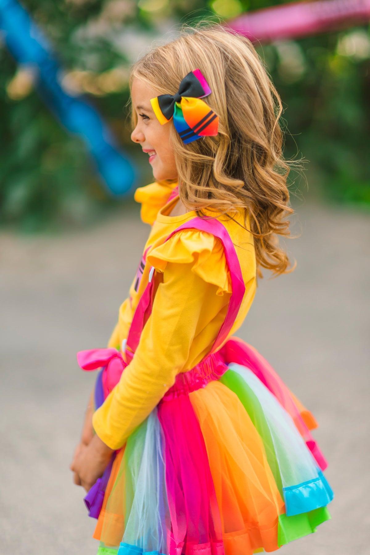 "Crayons" Tutu Suspender Skirt Costume Set