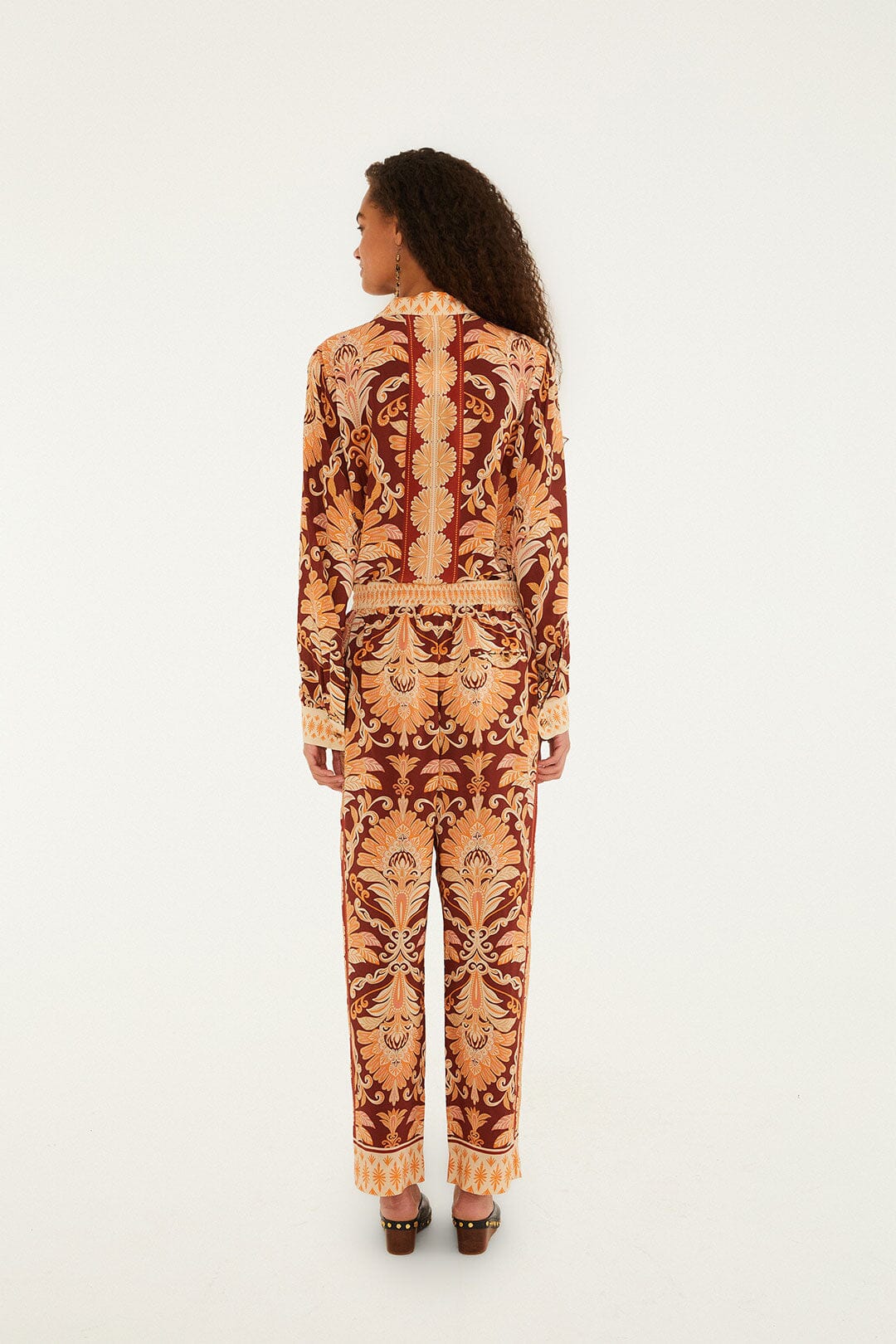 Red Wonderful Tapestry Pants