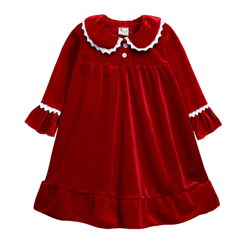 Red Velvet Matching Family Christmas Pajamas