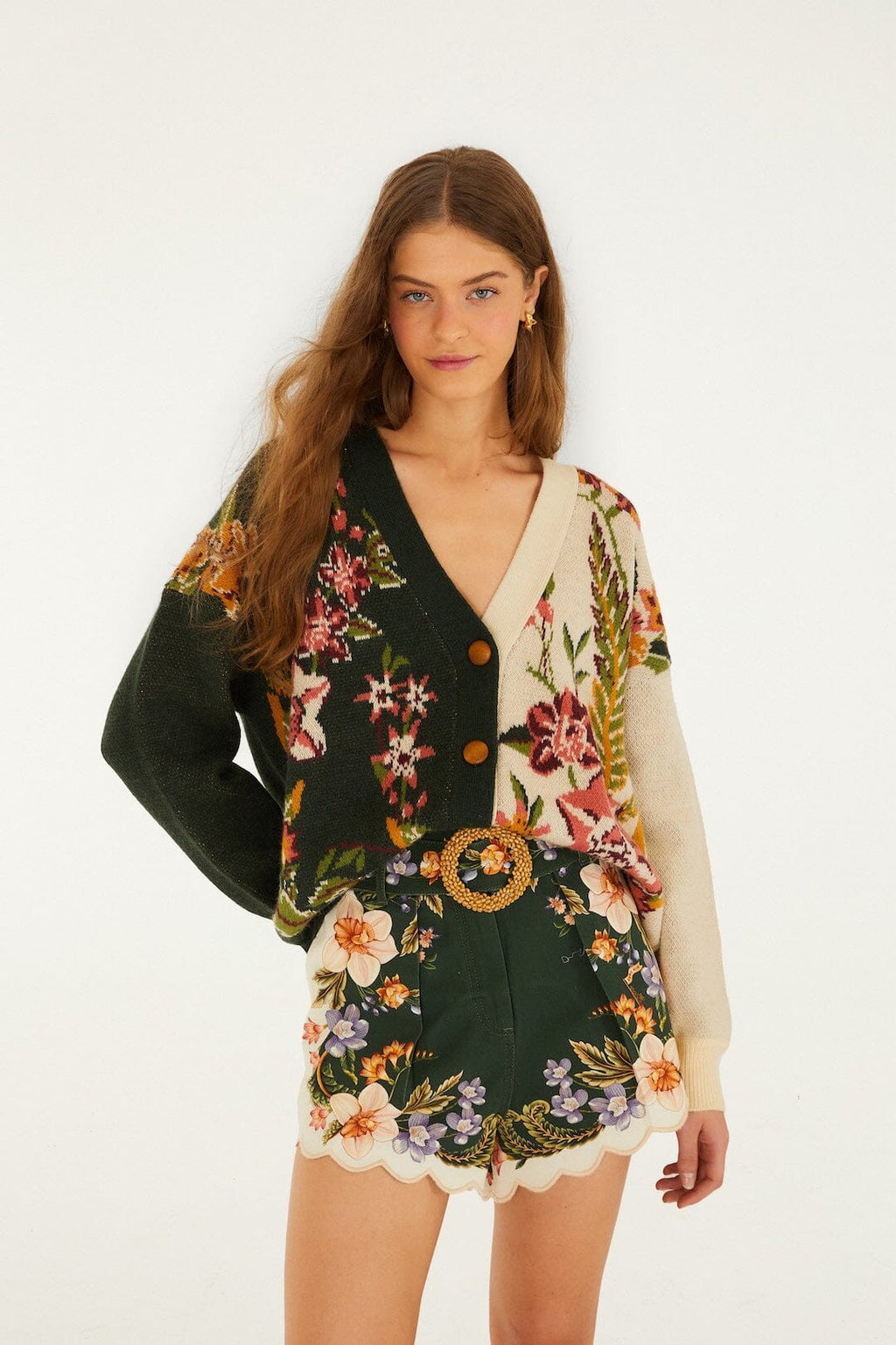 Mixed Nature Knit Cardigan