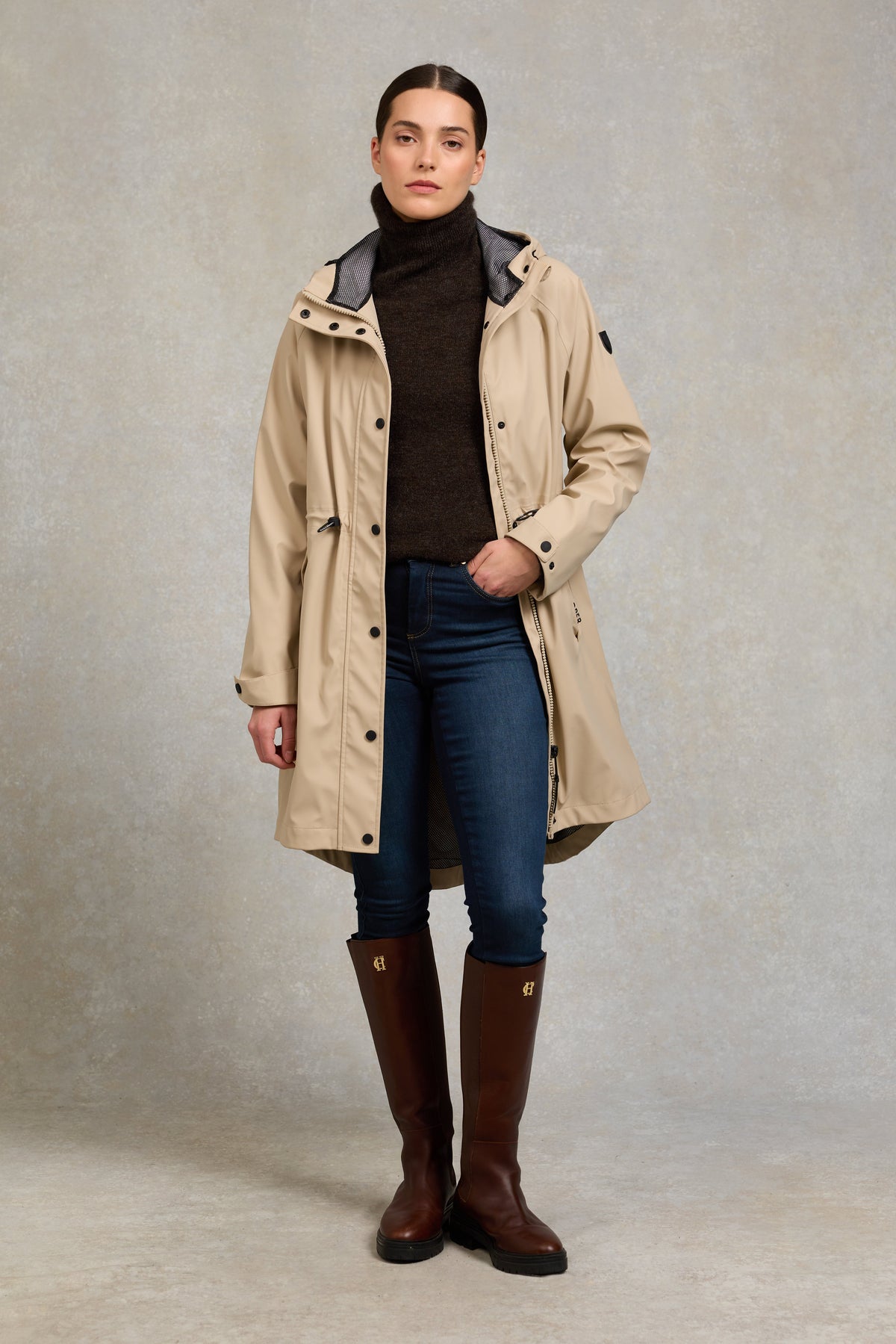 Chartwell Rain Parka (Stone)