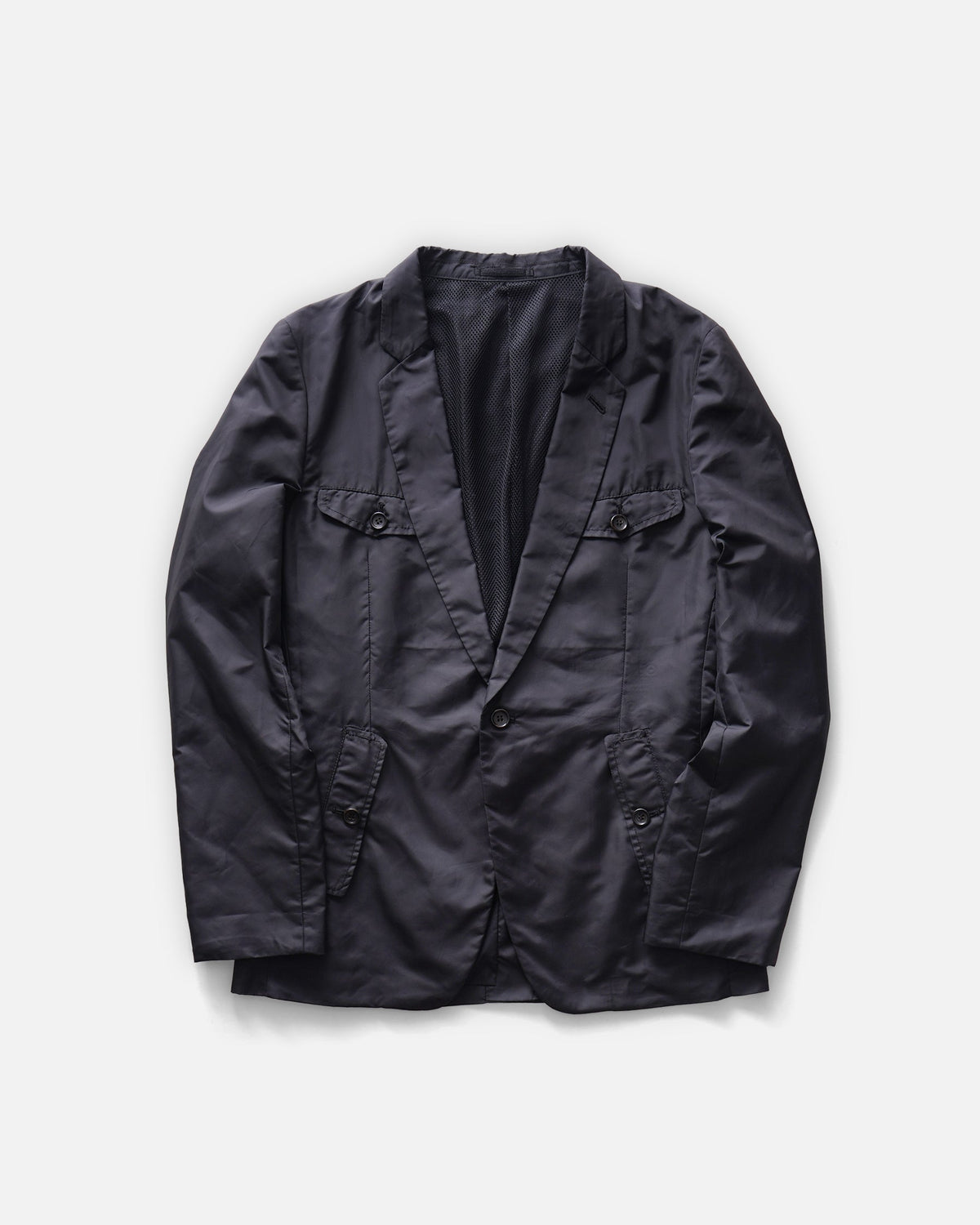 Nylon Mesh Tailored Jacket