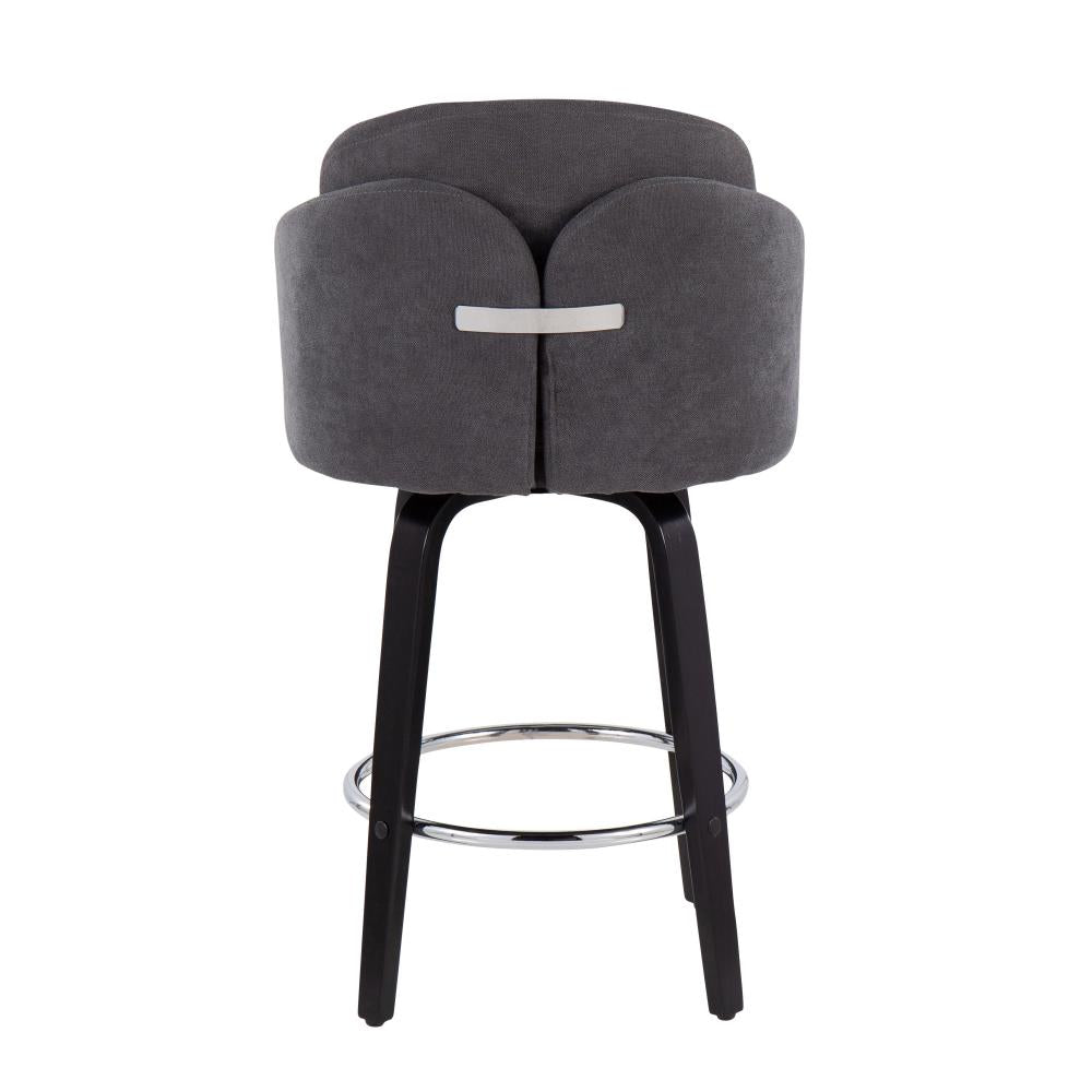 Upholstered Counter Height Stool Pair